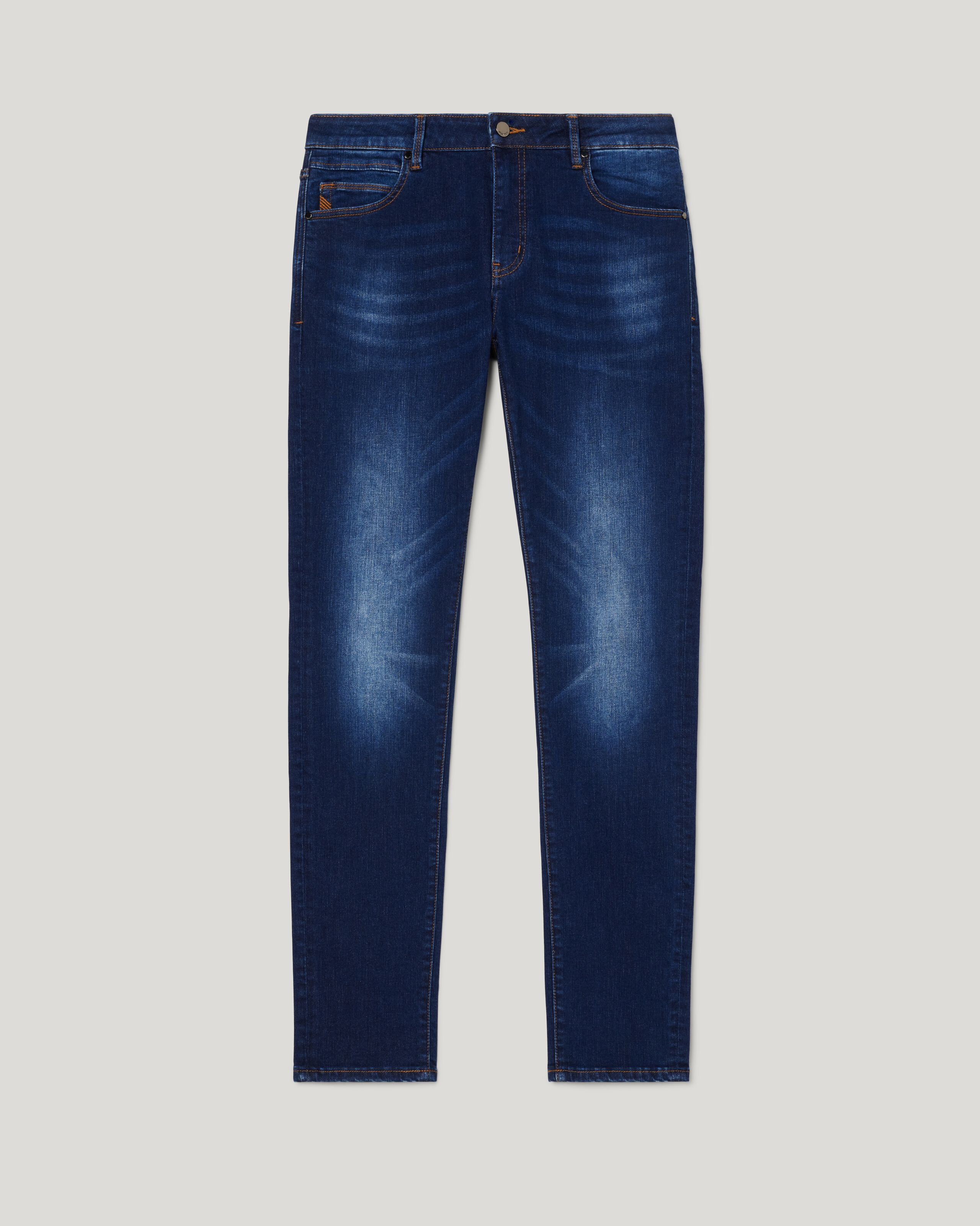 Slim Stretch 5 Pocket Denim Jeans Mid Indigo Weekend Casual Politix